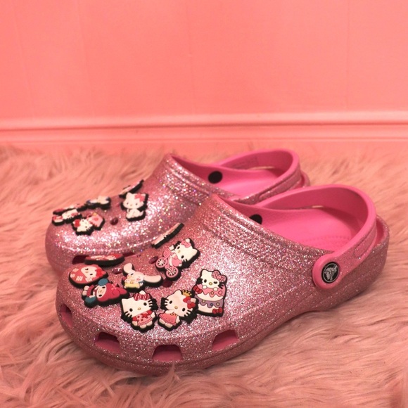 CROCS Glittery Pink - Picture 1 of 5